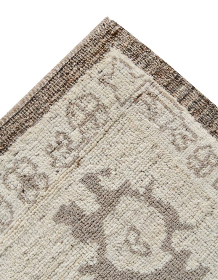 Detail image of 10' 7 x 13' 8  Hand Knotted Oushak Wool Rug