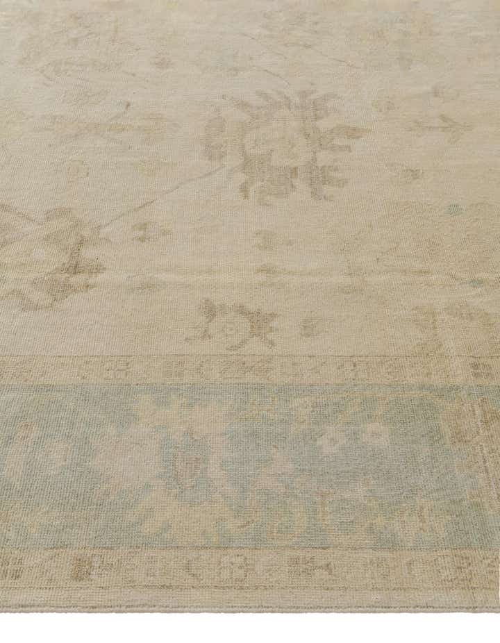 8' 6 x 10' Hand Knotted Oushak Wool Rug