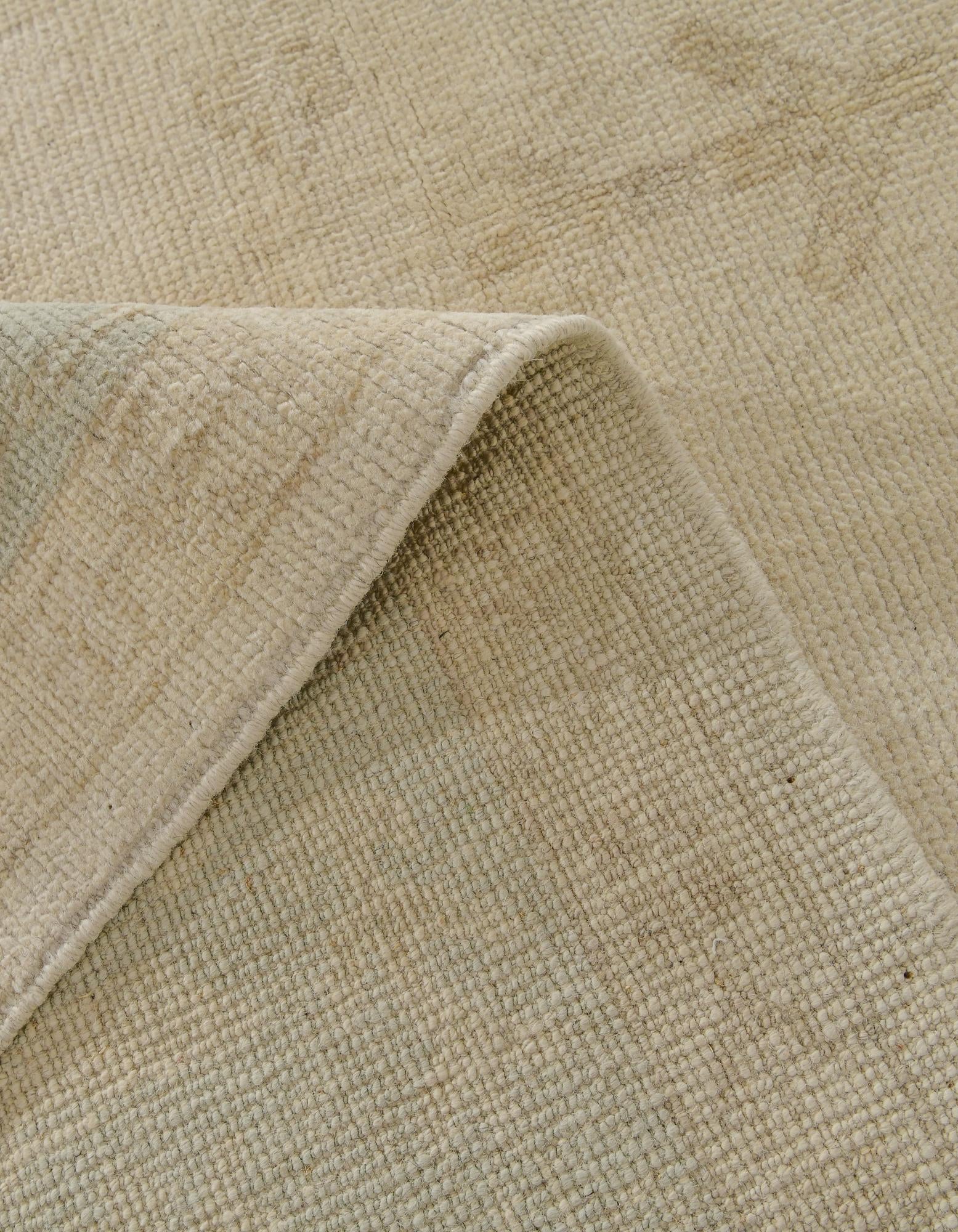 8' 6 x 10' Hand Knotted Oushak Wool Rug