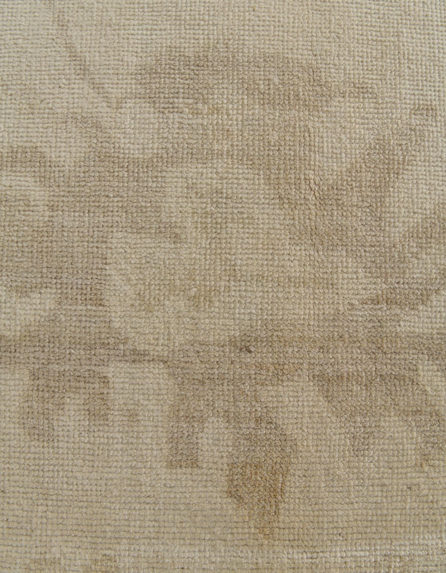 8' 6 x 10' Hand Knotted Oushak Wool Rug