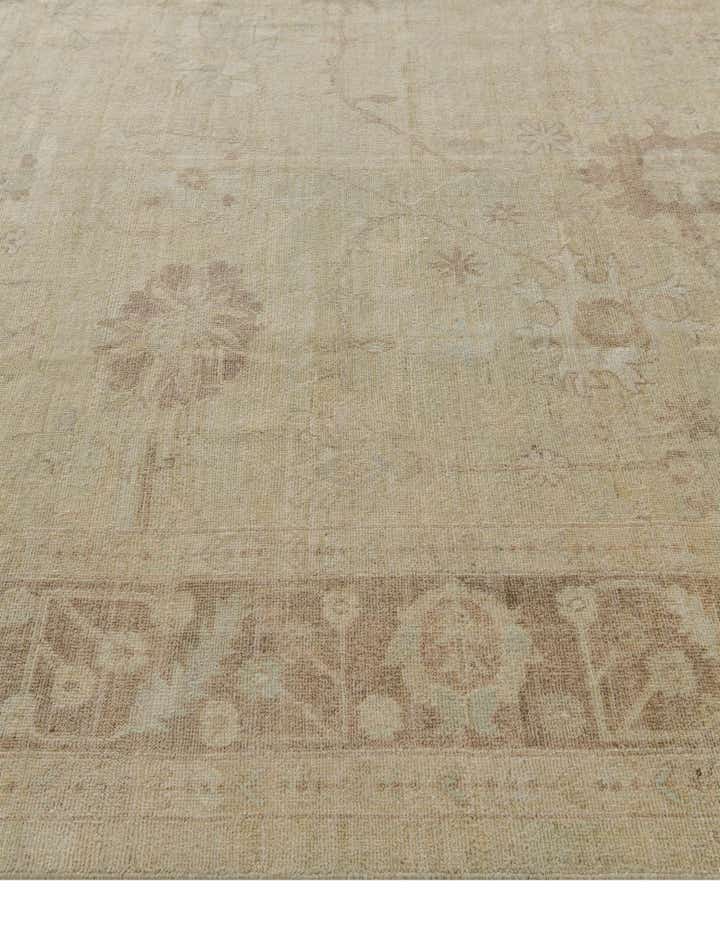 8' 4 x 9' 9 Hand Knotted Oushak Wool Rug
