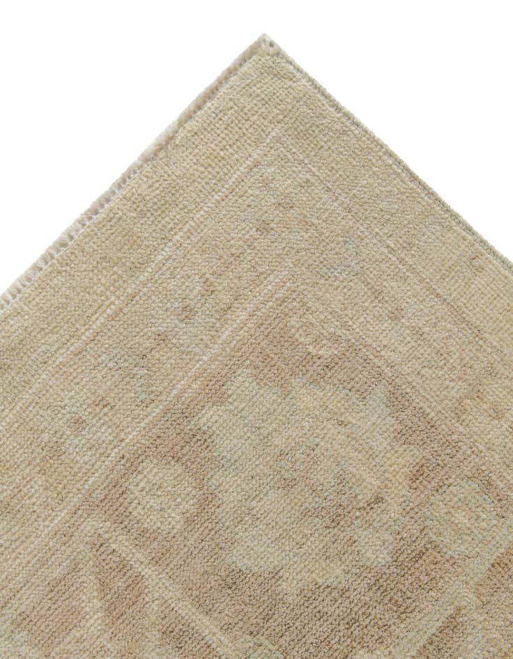 Detail image of 8' 4 x 9' 9 Hand Knotted Oushak Wool Rug