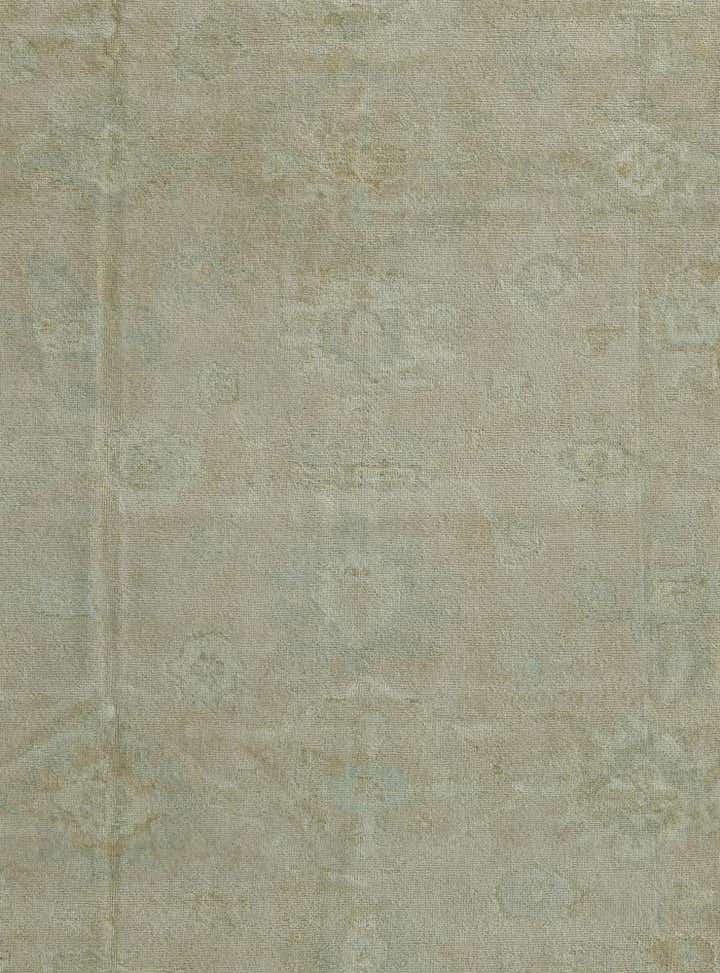 9' 3 x 12' Hand Knotted Oushak Wool Rug