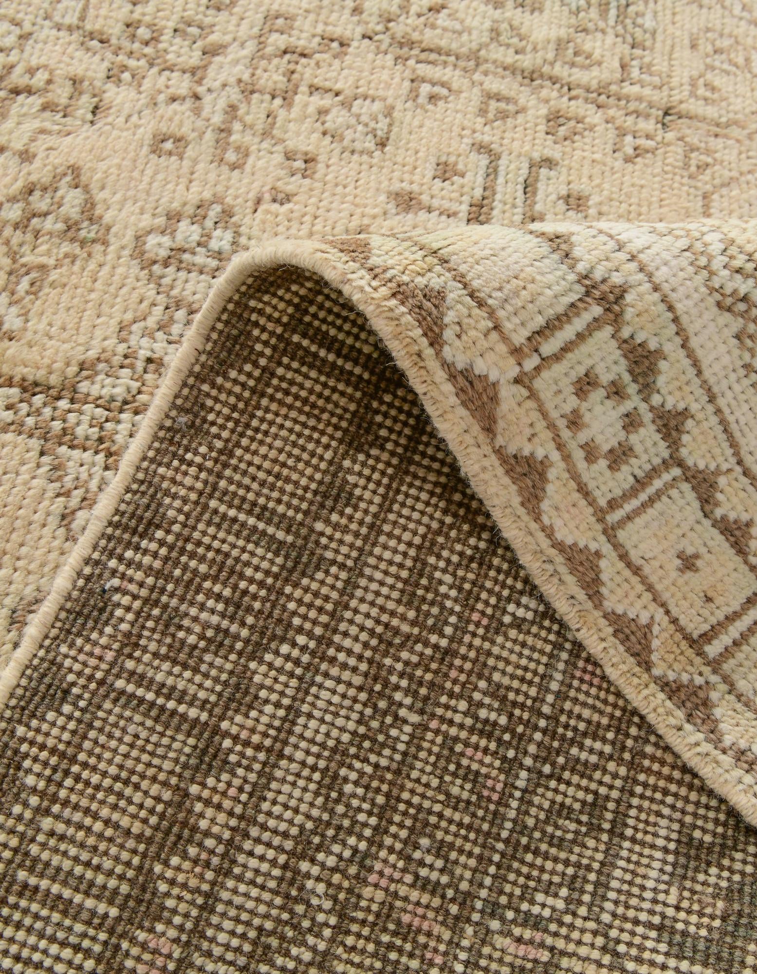 3' 9 x 6' 1 Hand Knotted Oushak Wool Rug