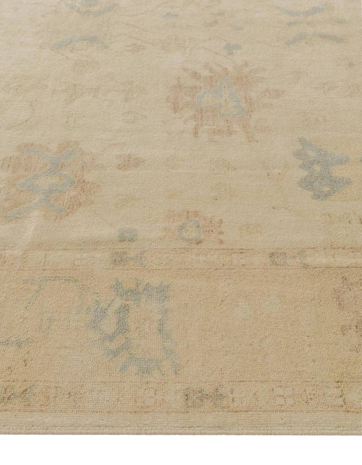 Detail image of 8' 1 x 9' 11 Hand Knotted Oushak Wool Rug