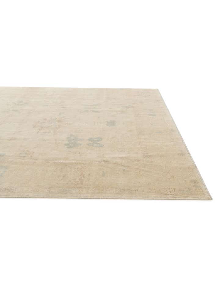 8' 1 x 9' 11 Hand Knotted Oushak Wool Rug