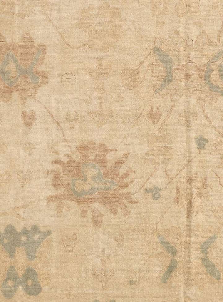 8' 1 x 9' 11 Hand Knotted Oushak Wool Rug