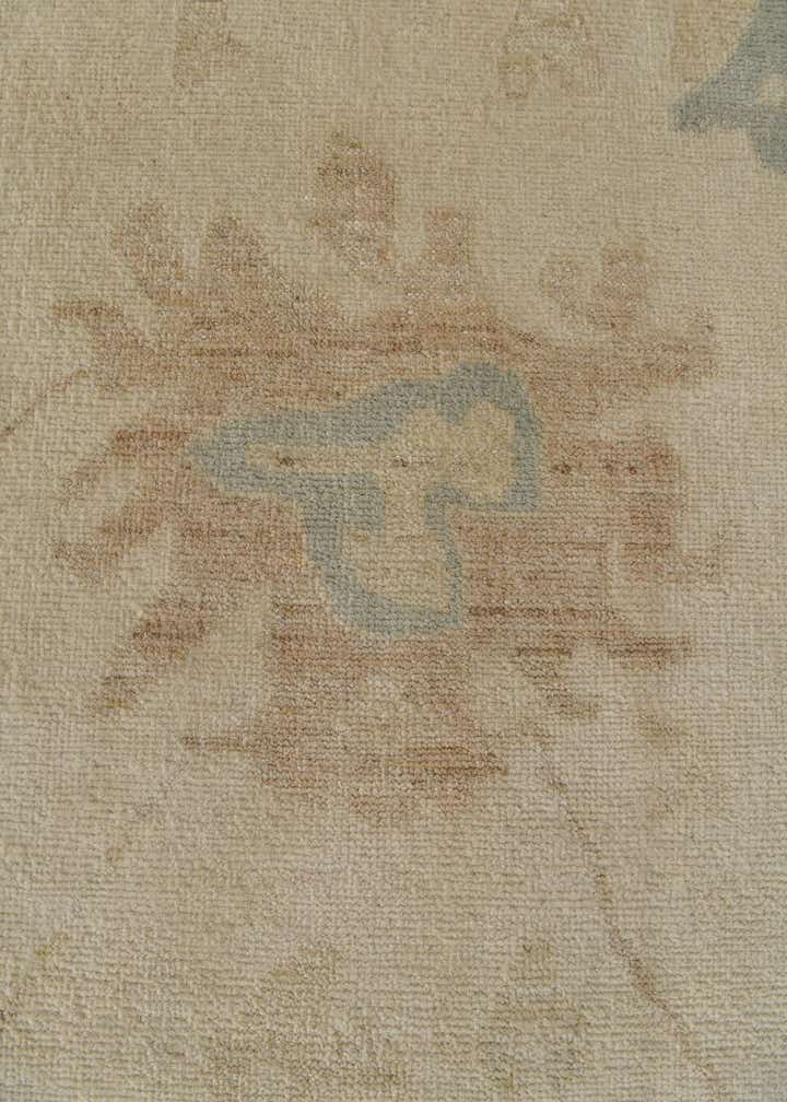 8' 1 x 9' 11 Hand Knotted Oushak Wool Rug