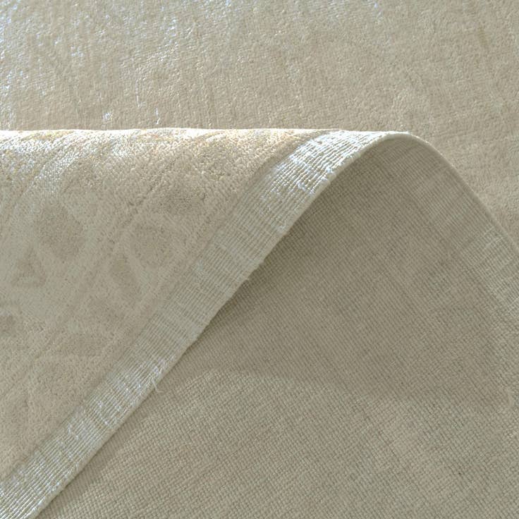 Detail image of 9' 5 x 12' 4 Hand Knotted Oushak Wool Rug