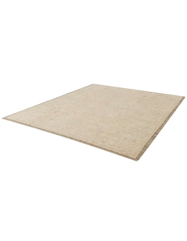 8' 4 x 9' 9 Hand Knotted Oushak Wool Rug