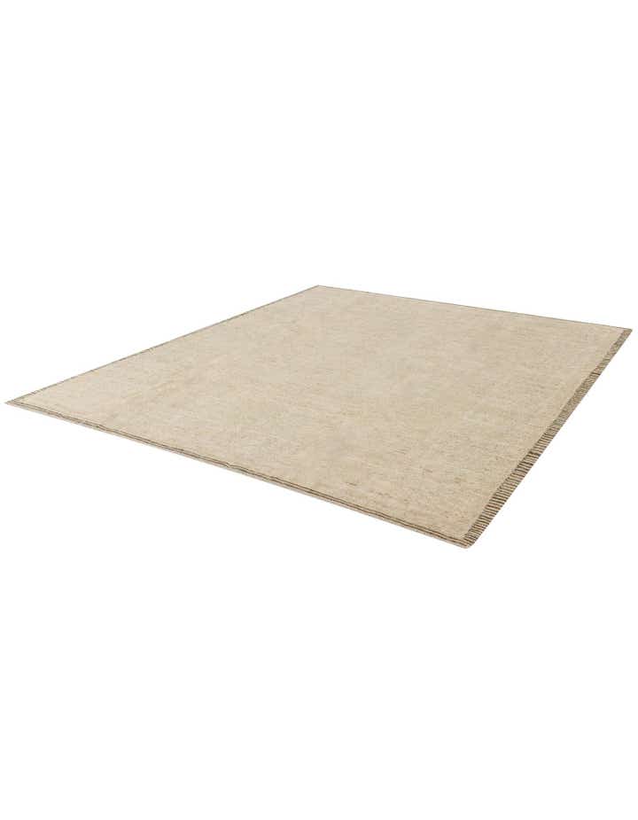 8' 4 x 9' 9 Hand Knotted Oushak Wool Rug