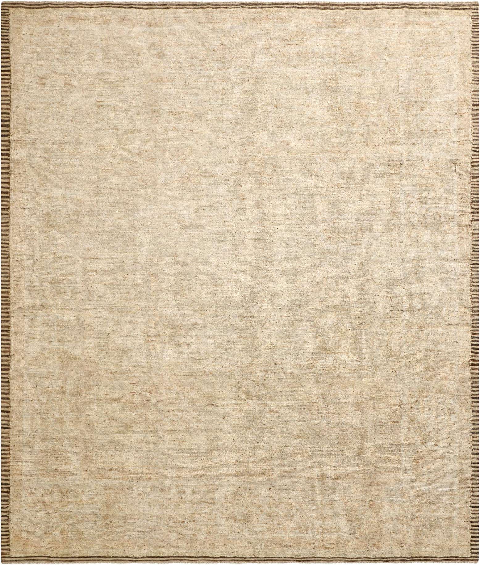 8' 4 x 9' 9 Hand Knotted Oushak Wool Rug