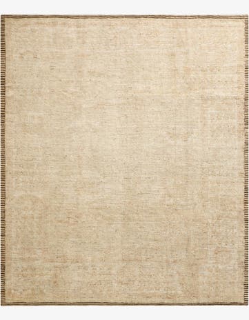 8' 4 x 9' 9 Hand Knotted Oushak Wool Rug