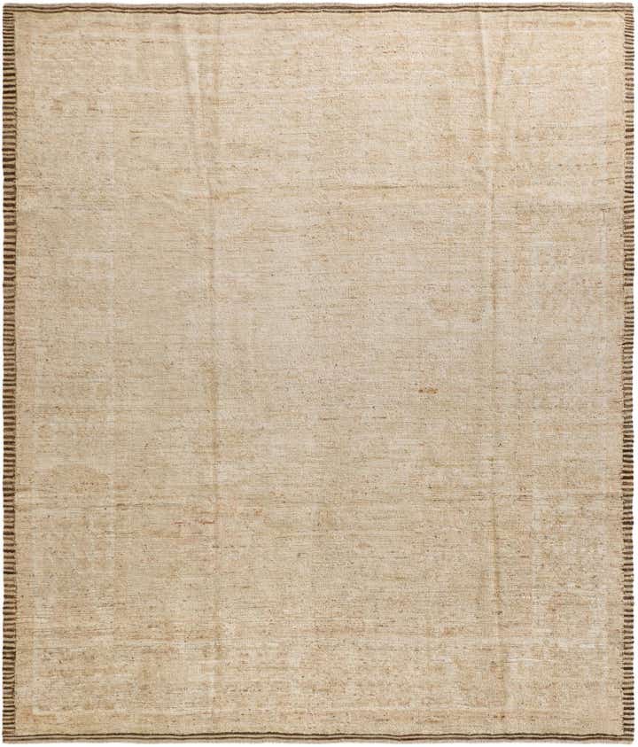 8' 4 x 9' 9 Hand Knotted Oushak Wool Rug