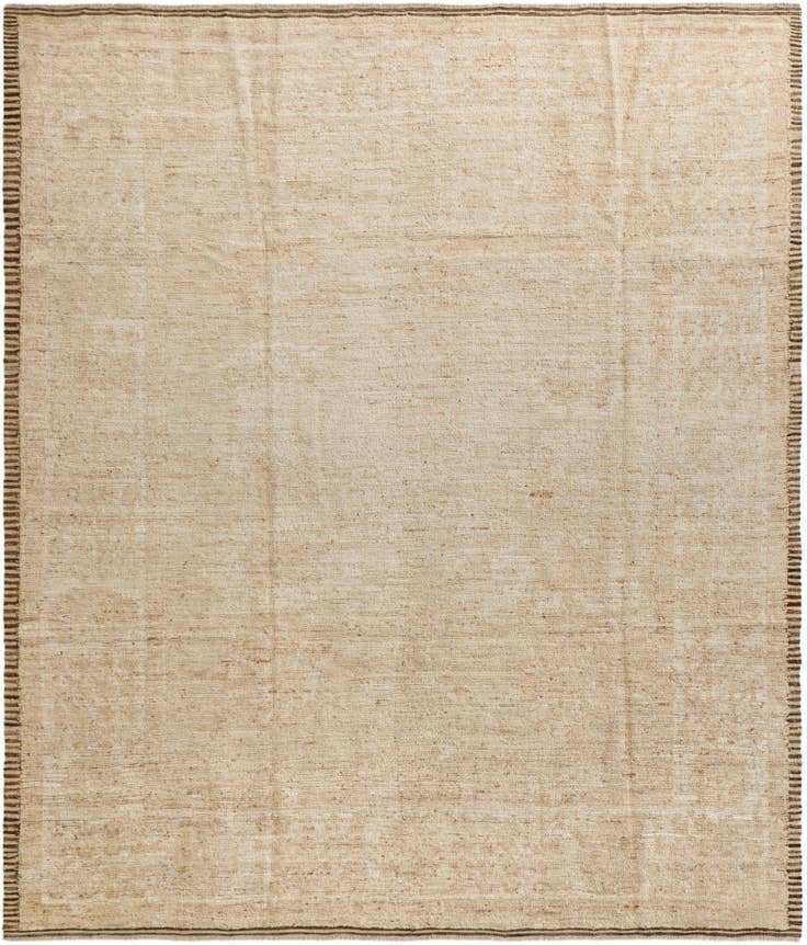 Detail image of 8' 4 x 9' 9 Hand Knotted Oushak Wool Rug