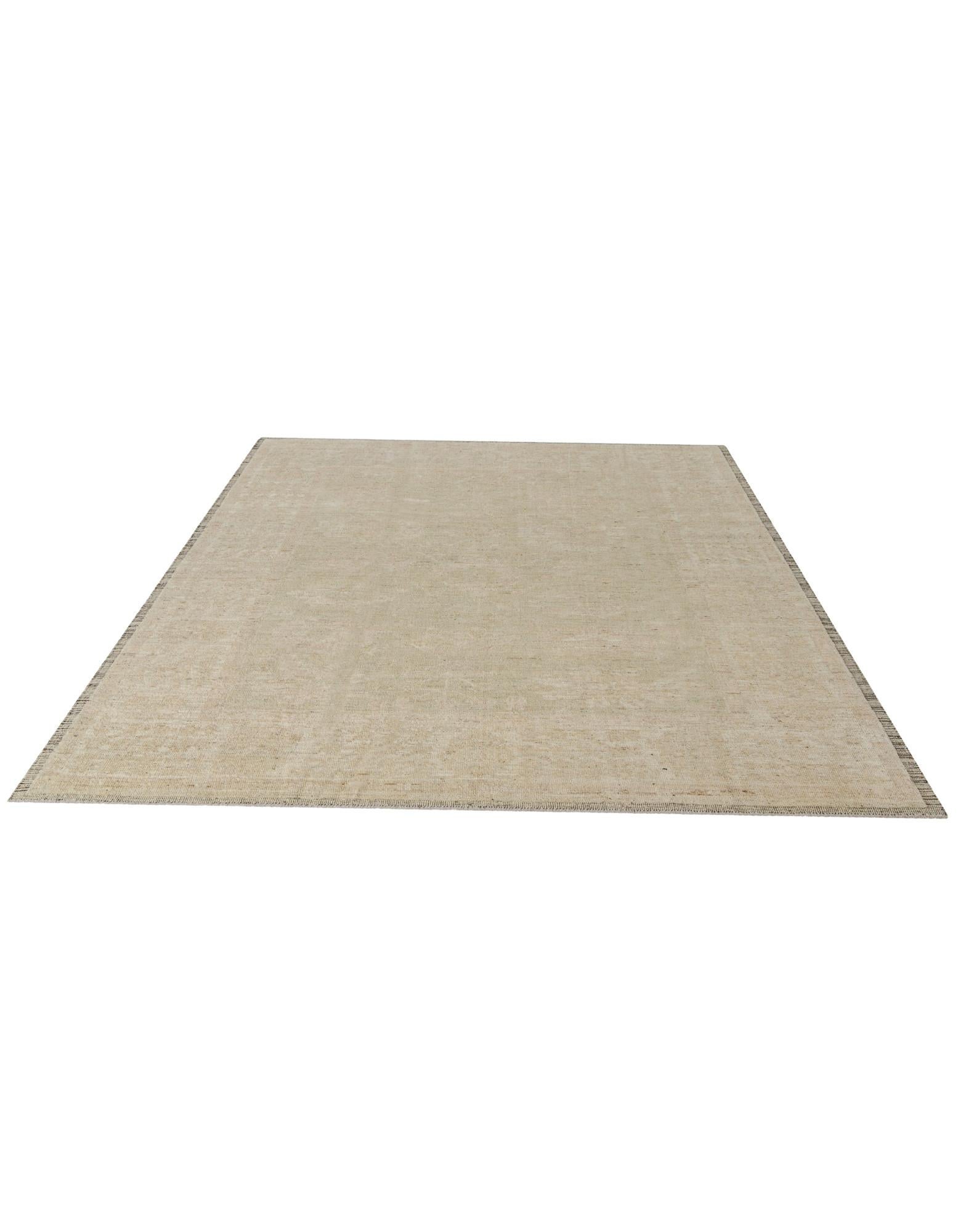 8' 4 x 9' 11 Hand Knotted Oushak Wool Rug