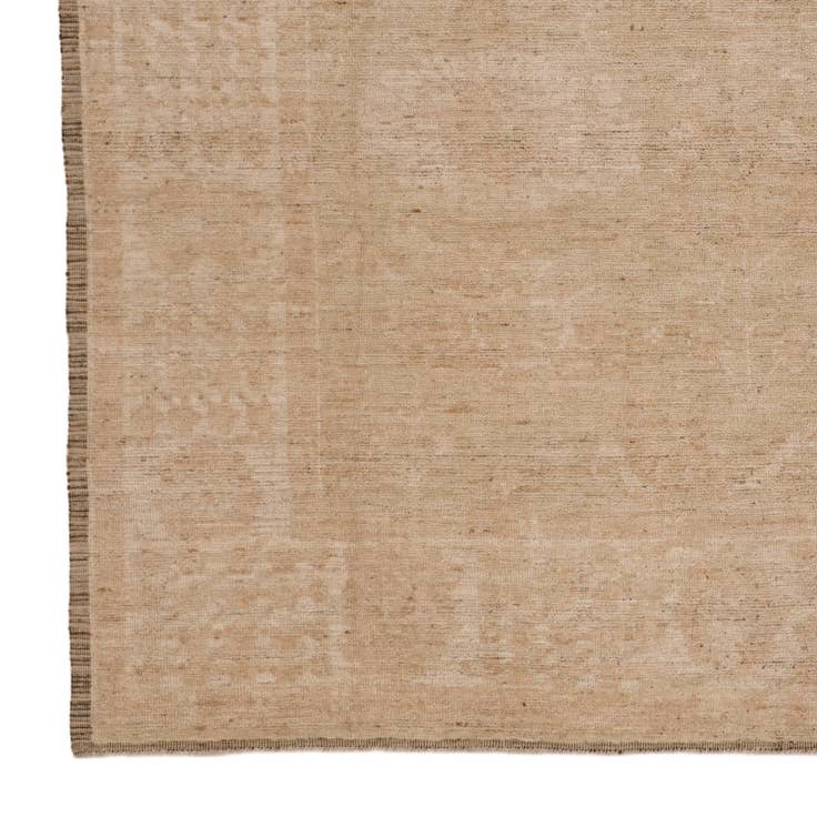 Detail image of 8' 4 x 9' 11 Hand Knotted Oushak Wool Rug