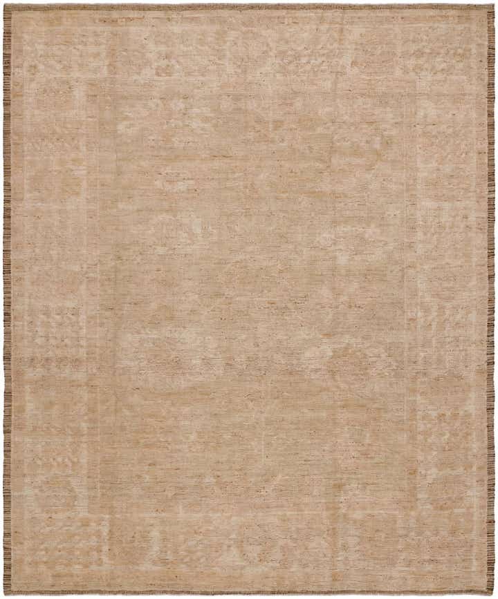 8' 4 x 9' 11 Hand Knotted Oushak Wool Rug