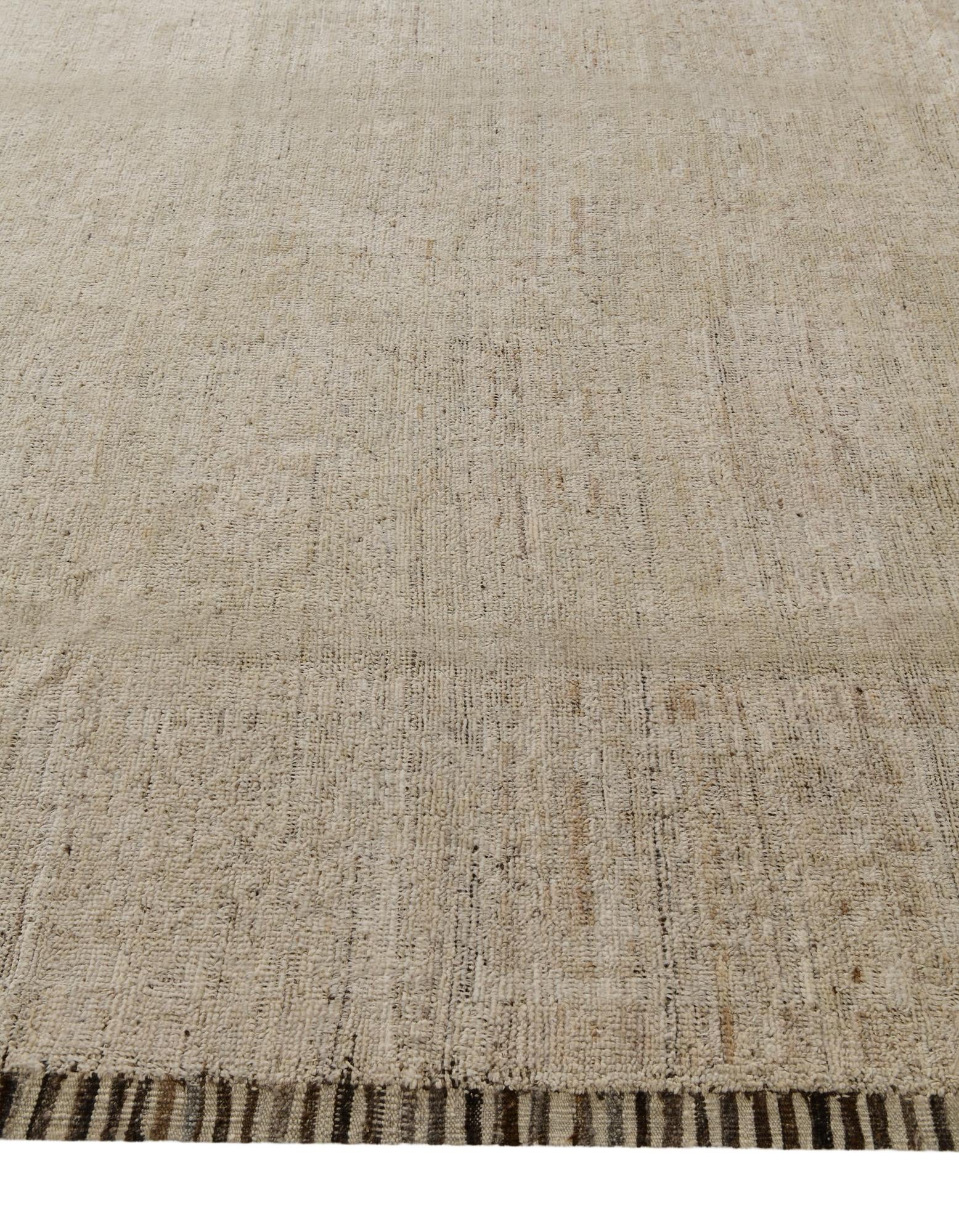 8' 4 x 10' Hand Knotted Oushak Wool Rug