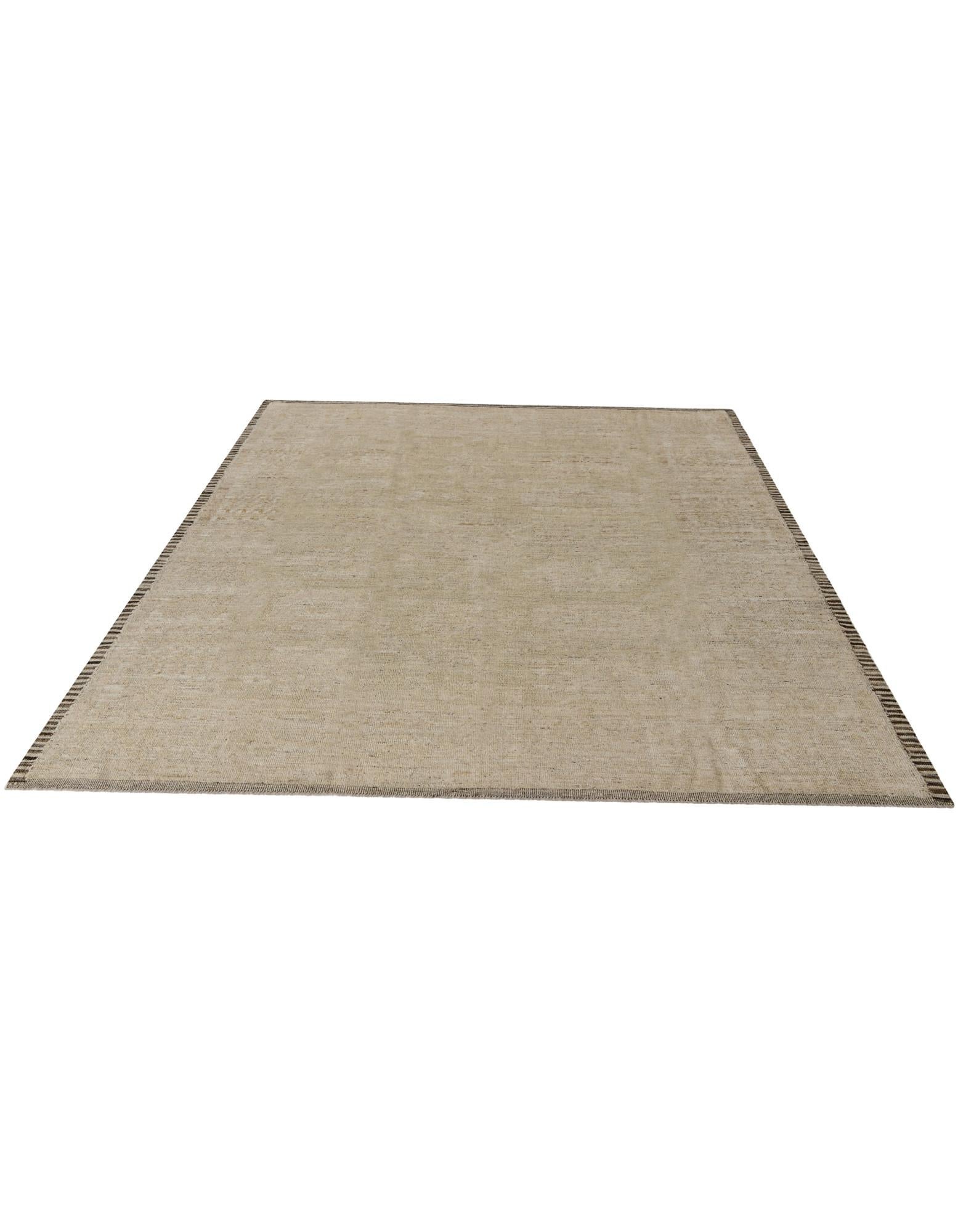 8' 4 x 10' Hand Knotted Oushak Wool Rug