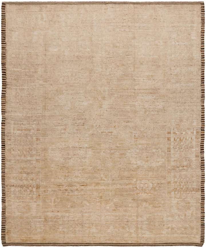 8' 4 x 10' Hand Knotted Oushak Wool Rug