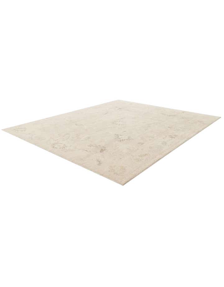 8' 1 x 9' 8 Hand Knotted Oushak Wool Rug