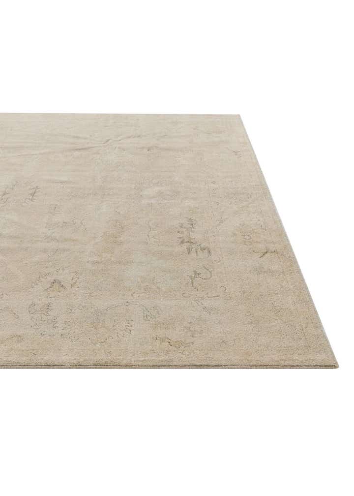 8' 1 x 9' 8 Hand Knotted Oushak Wool Rug