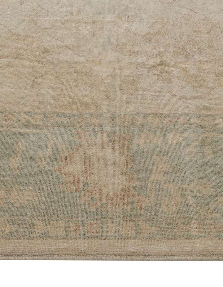 9' 2 x 11' 10 Hand Knotted Oushak Wool Rug