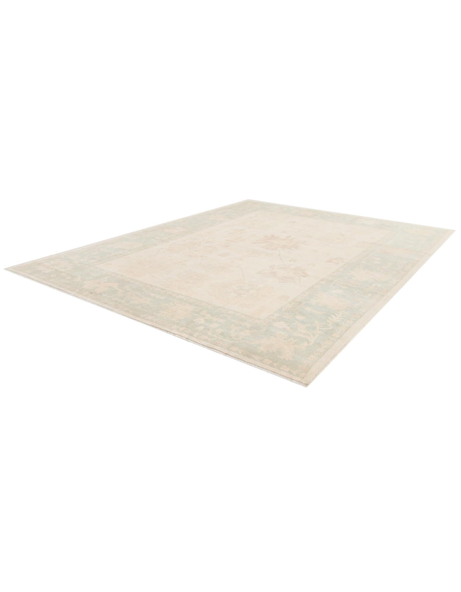 9' 2 x 11' 10 Hand Knotted Oushak Wool Rug