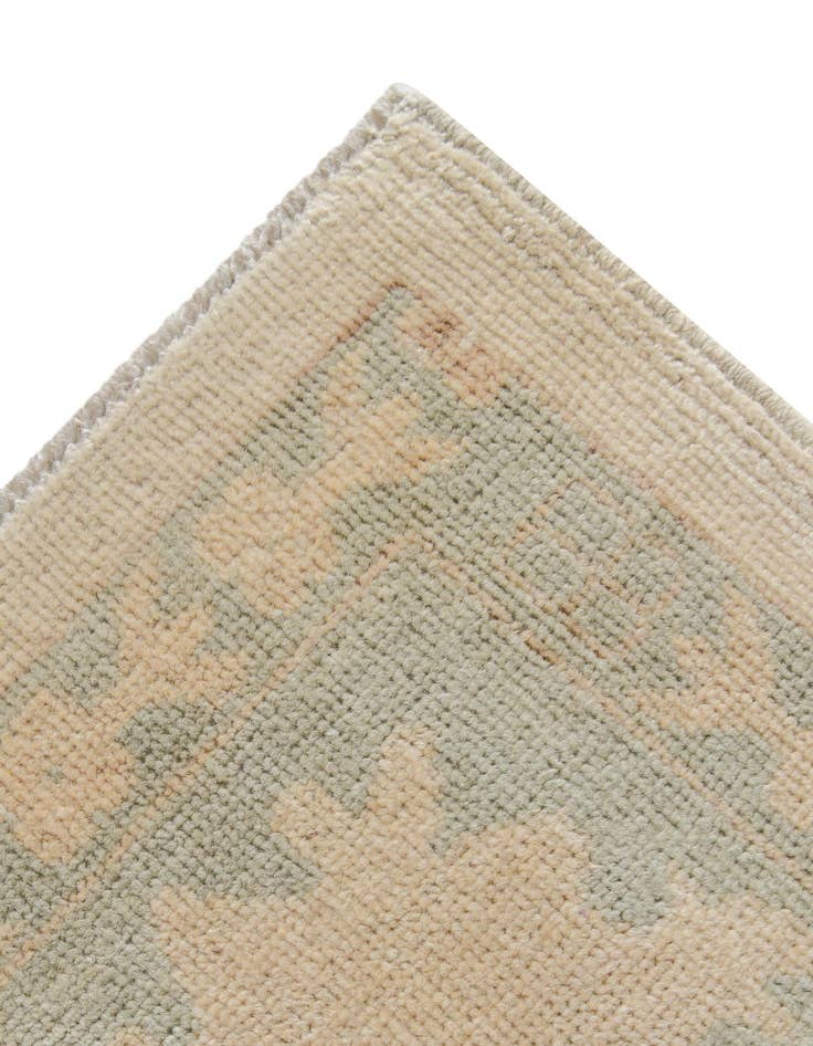 Detail image of 9' 2 x 11' 10  Hand Knotted Oushak Wool Rug