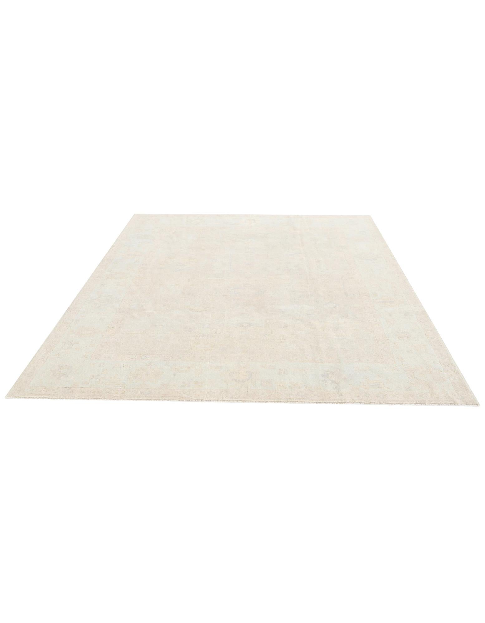 8' 4 x 10' Hand Knotted Oushak Wool Rug