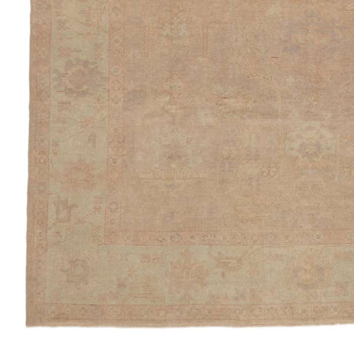 8' 4 x 10' Hand Knotted Oushak Wool Rug