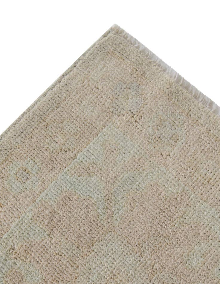 Detail image of 8' 4 x 10'  Hand Knotted Oushak Wool Rug