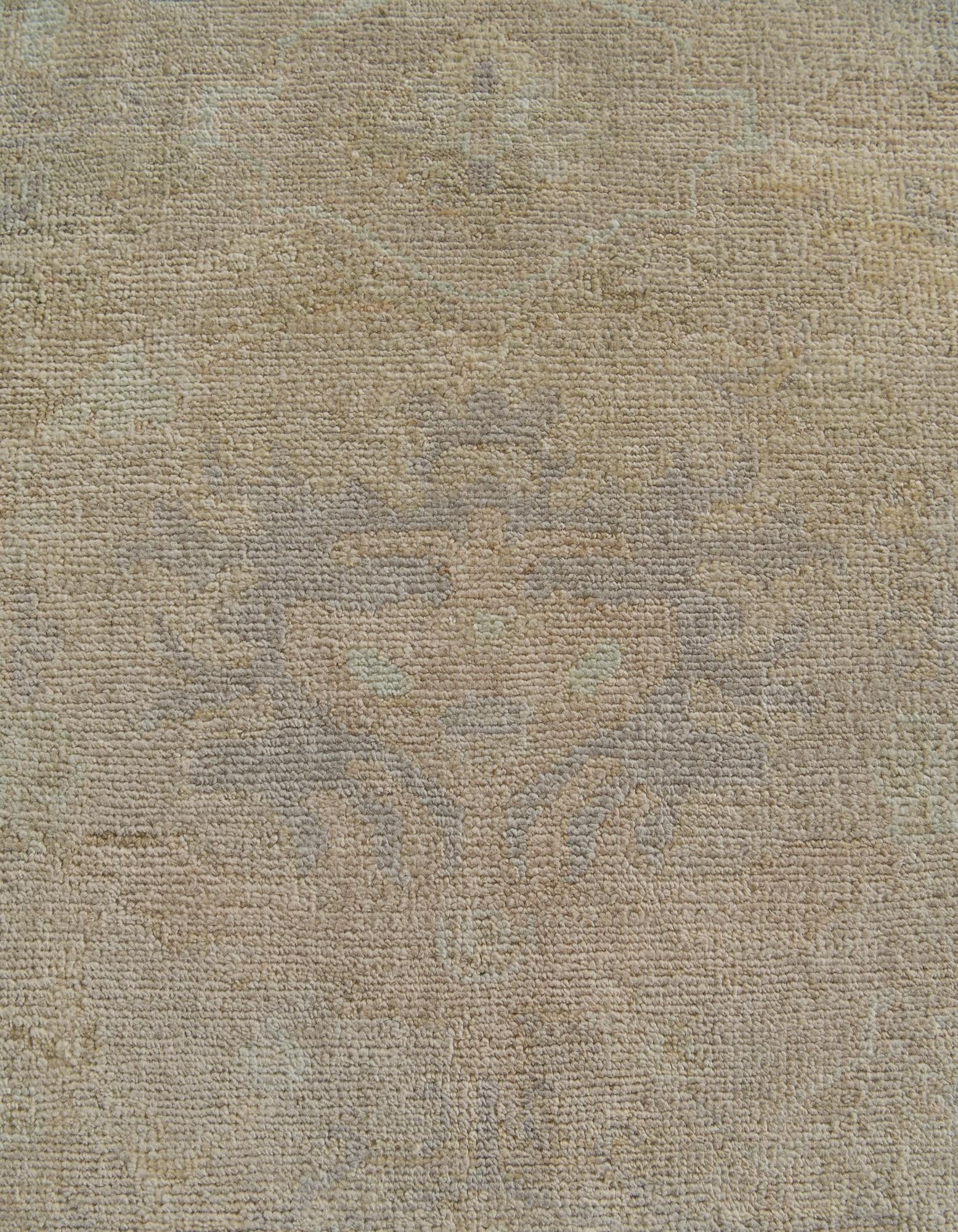 8' 4 x 10' Hand Knotted Oushak Wool Rug
