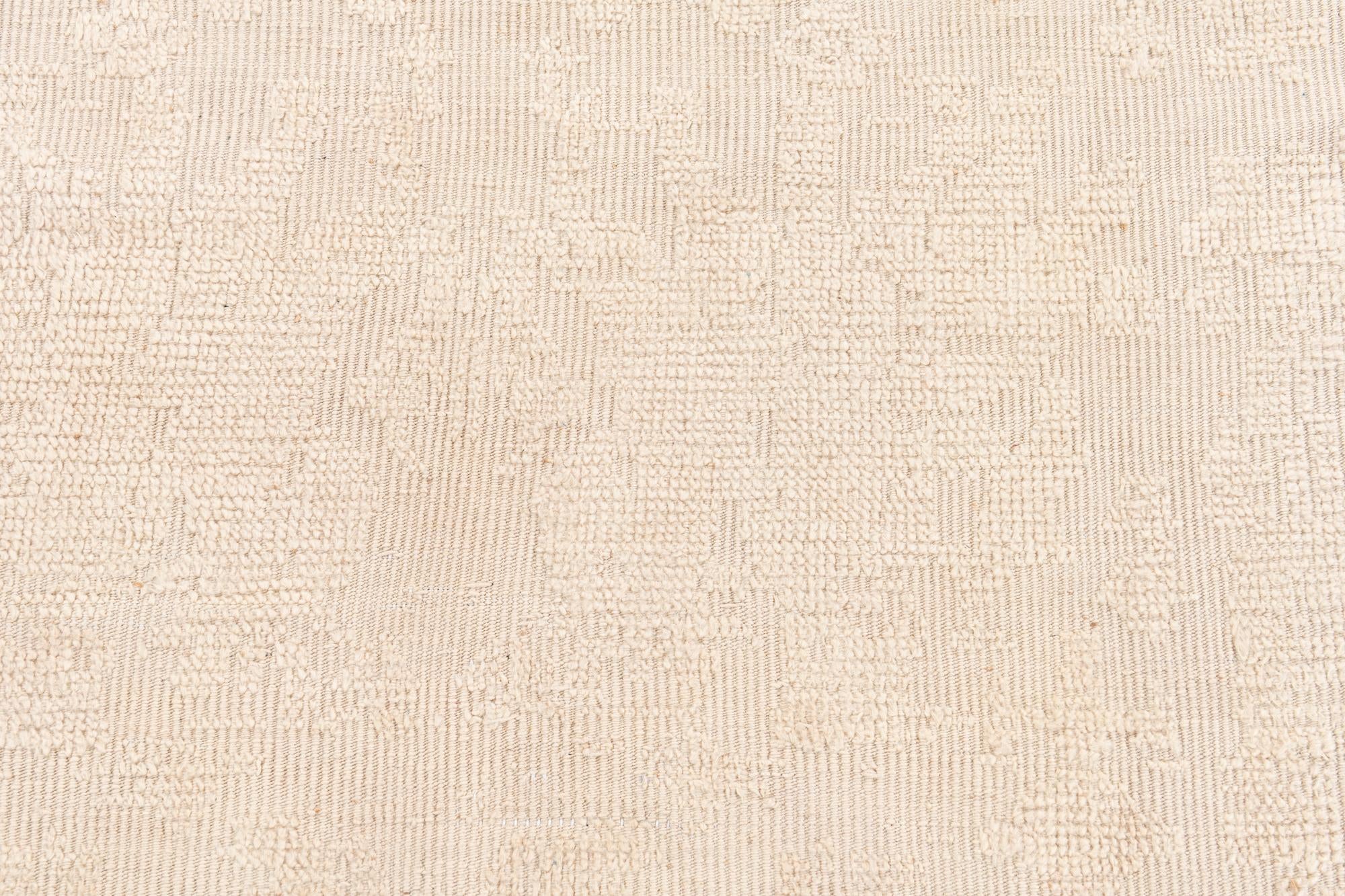 8' x 10' 3 Hand Knotted Oushak Wool Rug