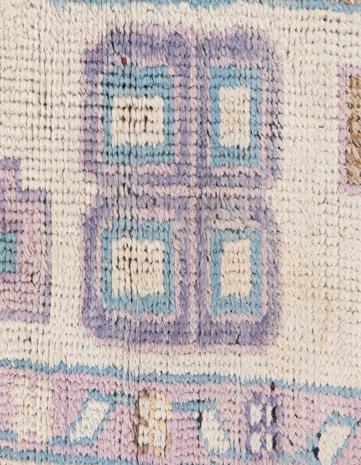 Detail image of 8' 10 x 11' 10  Hand Knotted Oushak Wool Rug