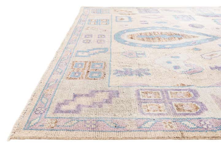 8' 10 x 11' 10 Hand Knotted Oushak Wool Rug