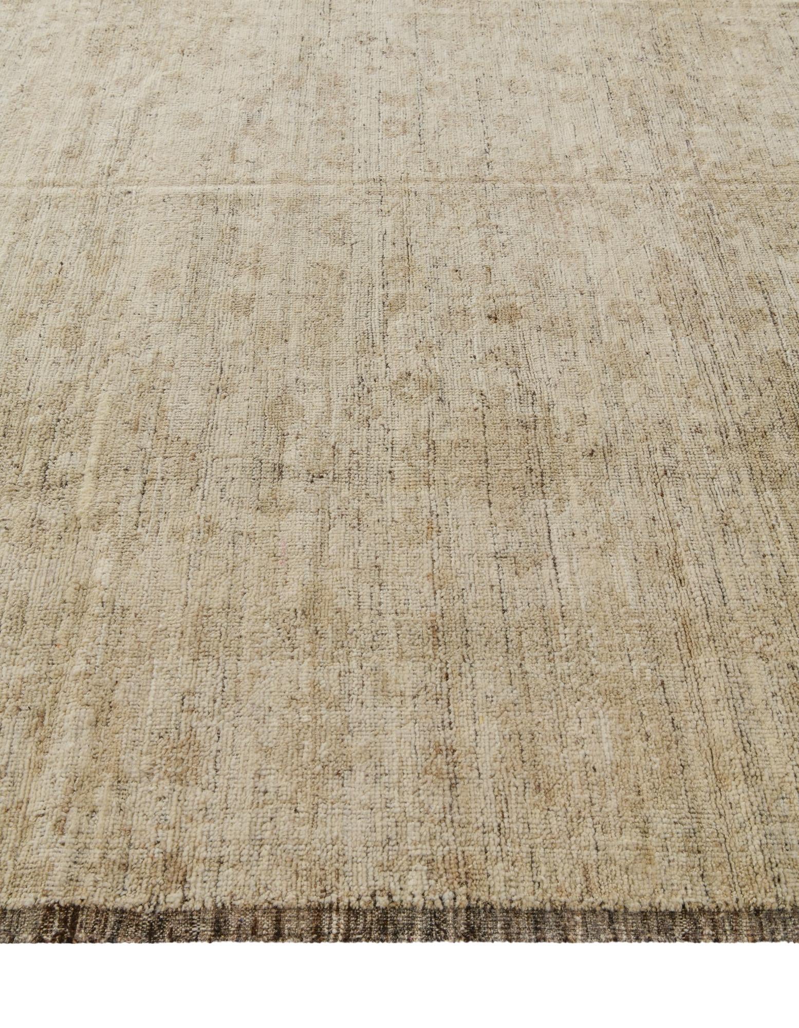 8' 3 x 10' 2 Hand Knotted Oushak Wool Rug