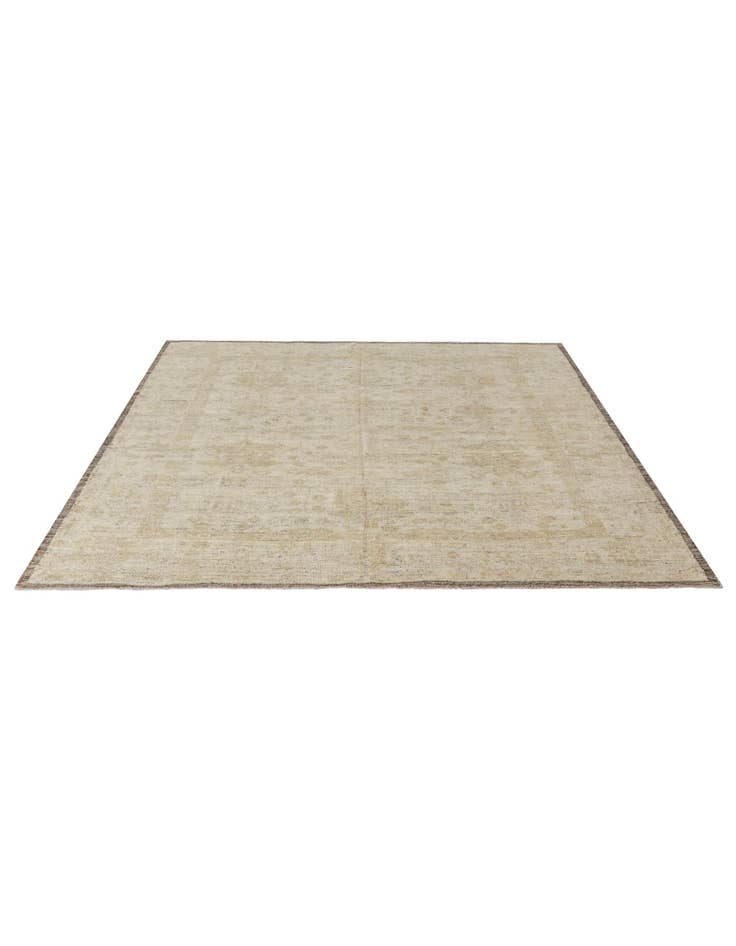Detail image of 8' 3 x 10' 2 Hand Knotted Oushak Wool Rug