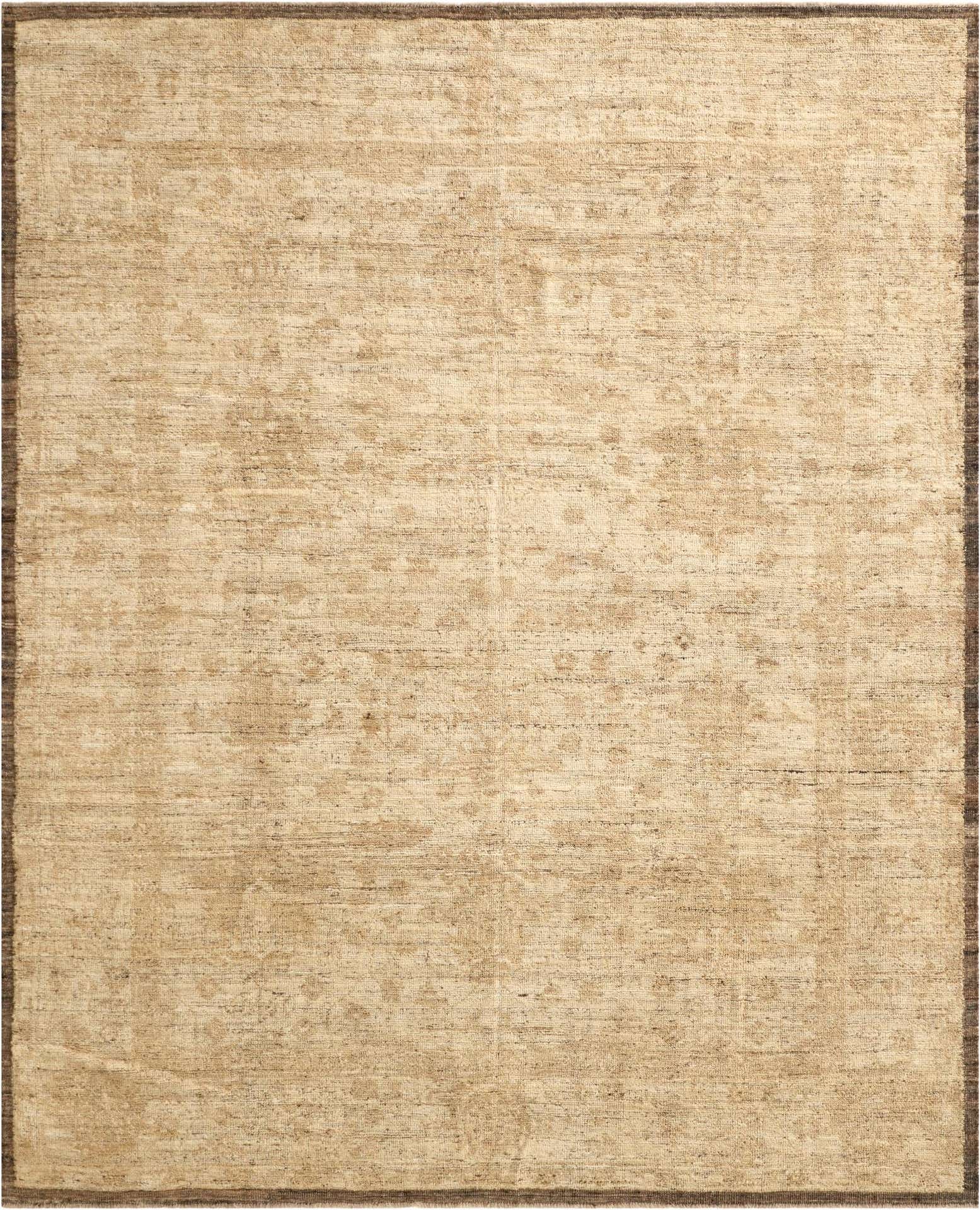 8' 3 x 10' 2 Hand Knotted Oushak Wool Rug