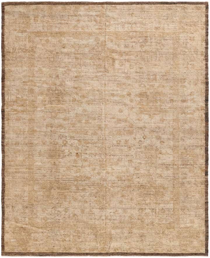 8' 3 x 10' 2 Hand Knotted Oushak Wool Rug