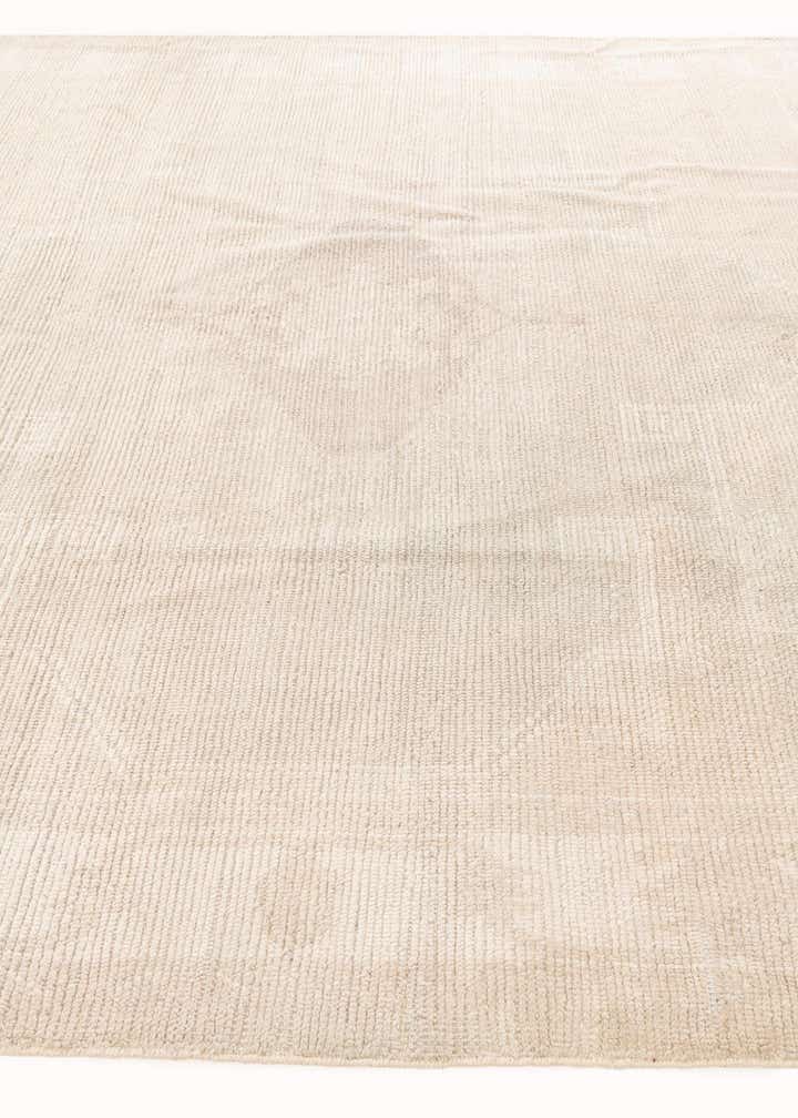 8' 9 x 9' 9 Hand Knotted Oushak Wool Rug