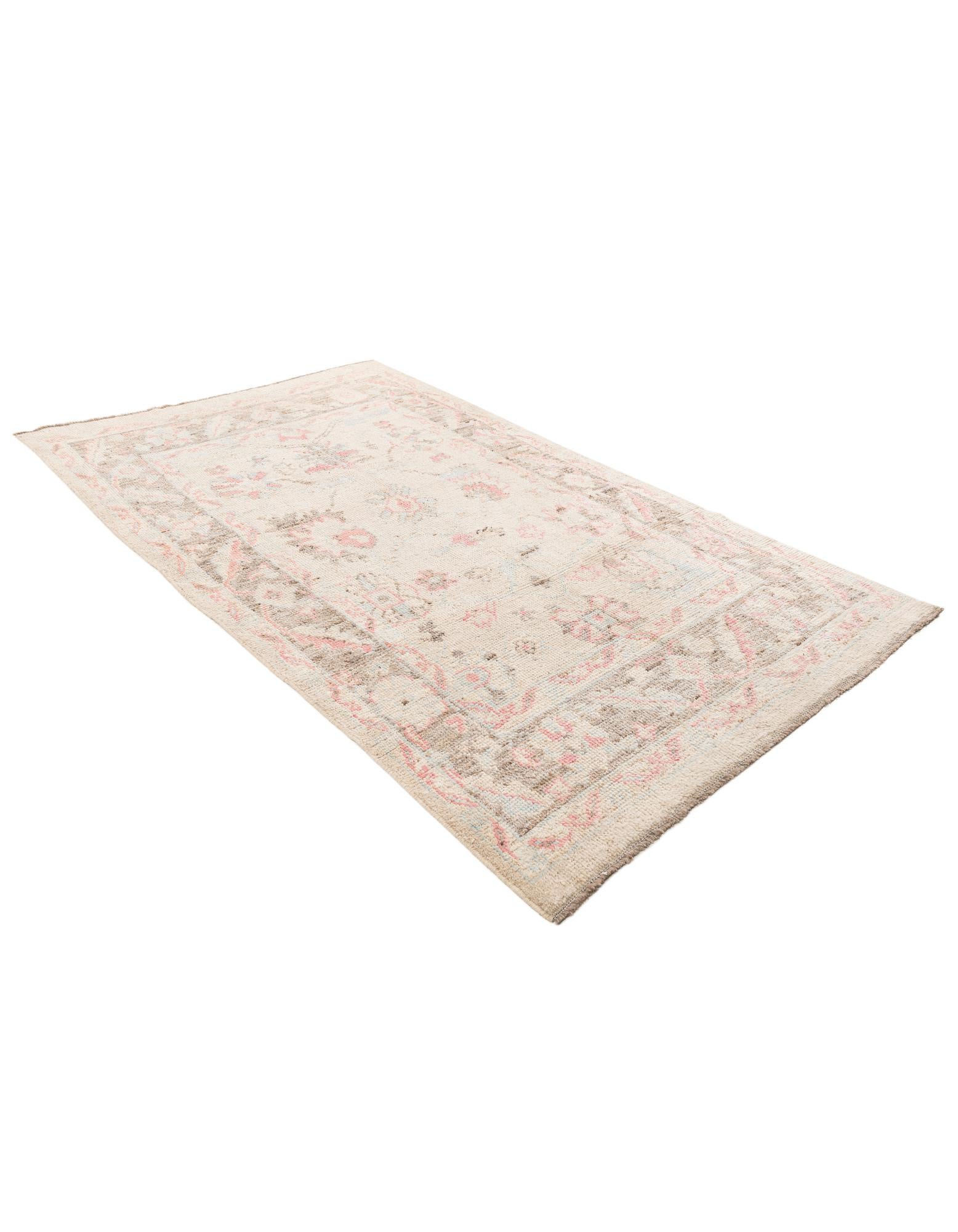 5' 9 x 9' 4 Hand Knotted Oushak Wool Rug