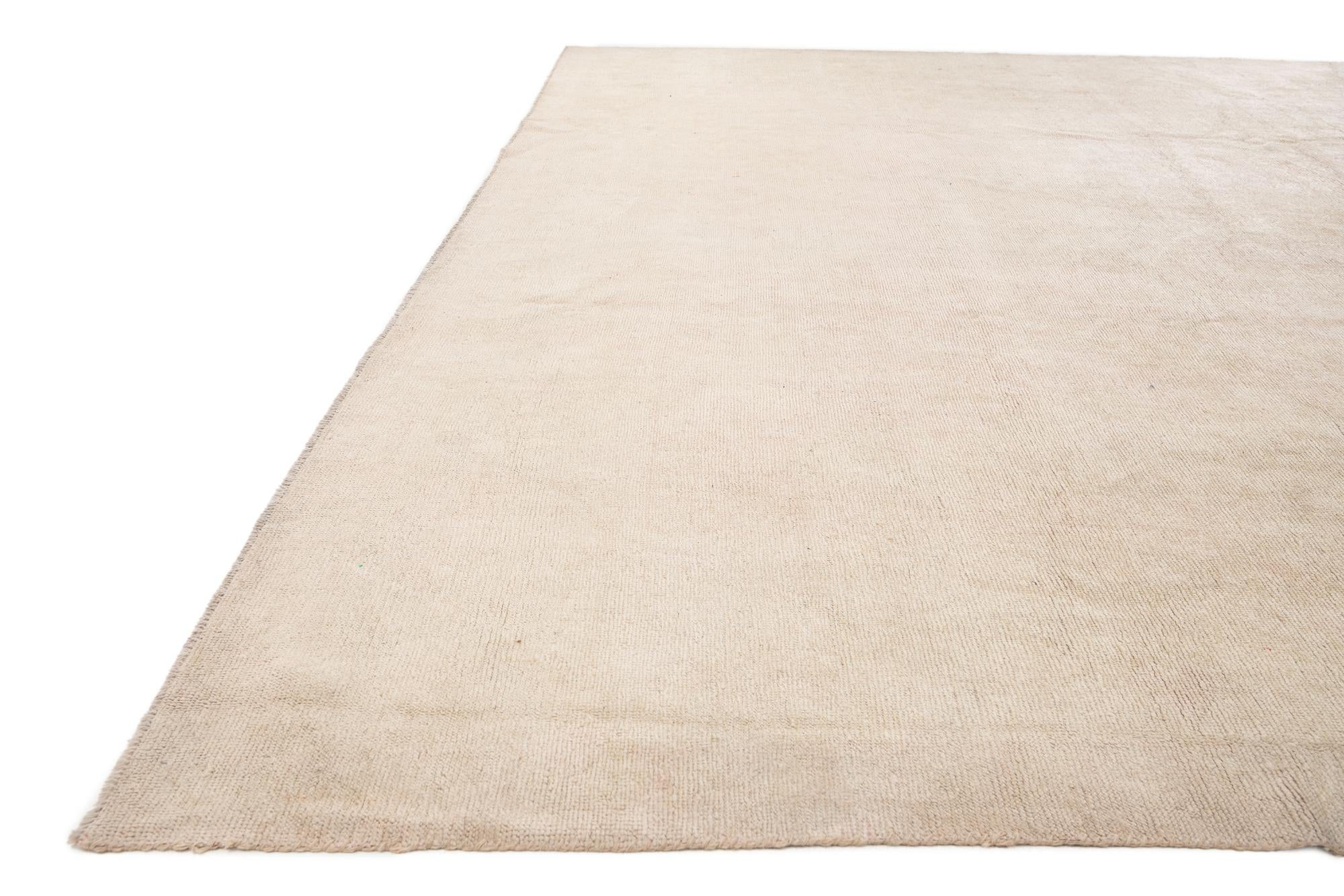 11' 9 x 15' Hand Knotted Oushak Wool Rug