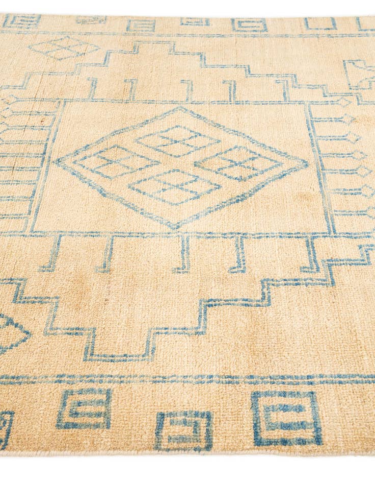 Detail image of 5' 5 x 8' Hand Knotted Oushak Wool Rug