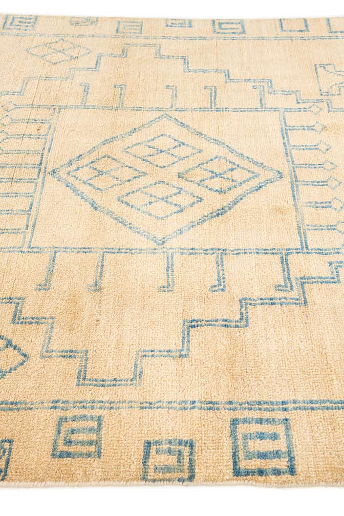 5' 5 x 8' Hand Knotted Oushak Wool Rug