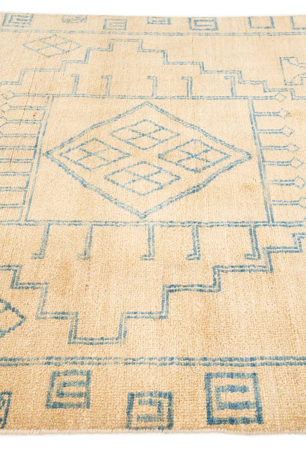 Detail image of 5' 5 x 8' Hand Knotted Oushak Wool Rug