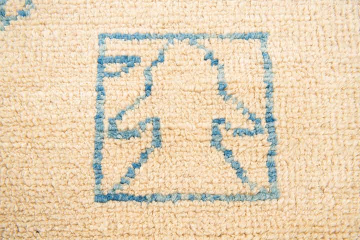 5' 5 x 8' Hand Knotted Oushak Wool Rug