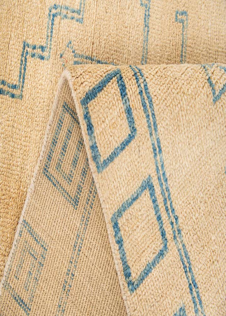 5' 5 x 8' Hand Knotted Oushak Wool Rug