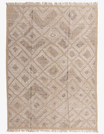 9' 1 x 12' 6 Hand Knotted Oushak Wool Rug